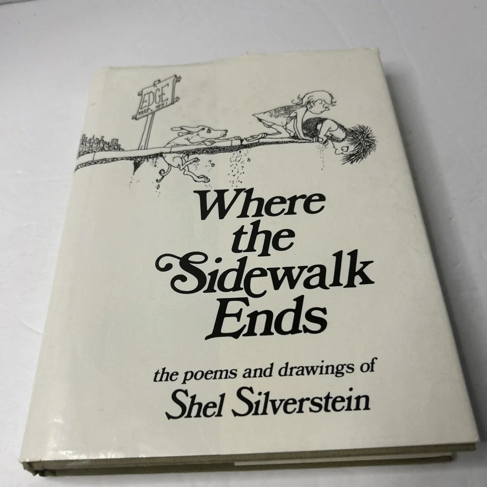 'Where The Sidewalk Ends' True First Edition 1974 Dust Jacket